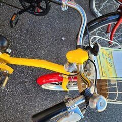 ★店頭にて試乗可★ J6463　asahi　アサヒサイクル　キッズ自転車　INNOVATION FACTORY　イエロー　16インチ　　簡易クリーニング済　【リユースのサカイ柏店】　 中古自転車 　流山市 中古自転車 松戸市 中古自転車 我孫子市 中古自転車 船橋市 中古自転車 守谷市 中古自転車 取手市 中古自転車　の画像