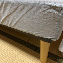 ベッド　シングル　マットレス　脚の画像