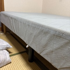 ベッド　シングル　マットレス　脚の画像