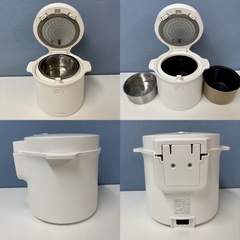 I306 🌈 2022年製の美品♪ LOCABO 糖質カット炊飯ジャー 5合炊き ⭐ 動作確認済 ⭐ クリーニング済の画像