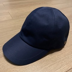 【ほぼ新品】キャップ帽子/ネイビー/男女兼用
