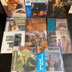 西部劇オムニバスLPなどサントラLP
