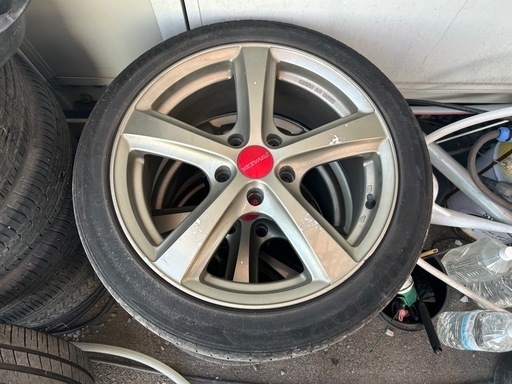 17インチアルミホイールタイヤ4本セット215/45R17　