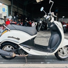 可愛いバイク　SYM UMI100 海の画像