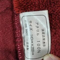 毛布 日本製の画像