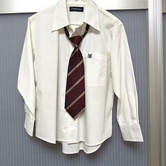 激安！【日本製】男児フォーマルスーツ、Ｙシャツ、ネクタイ　４点セット　卒園式・入学式・発表会の画像