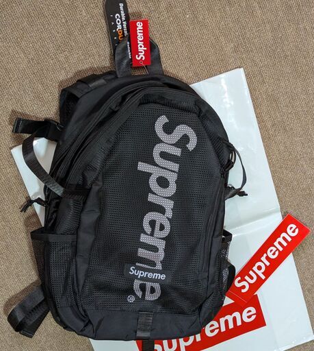 Supreme ブラック バックパック