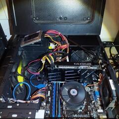 ゲーミングPC Windows10搭載 intel corei7 4770 + GTX1660sp + RAM16gbの画像