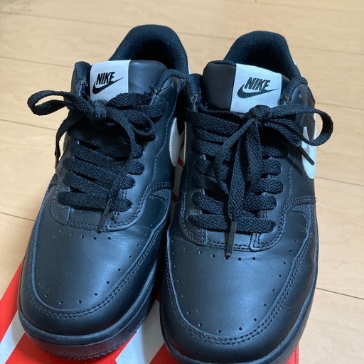 NIKEエアフォースブラックサイズ25