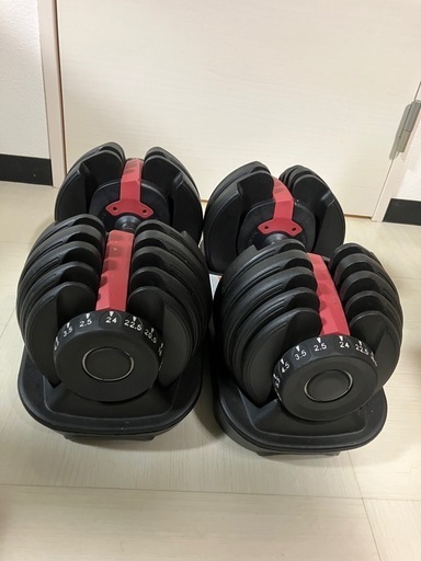 【美品】可変式ダンベル24kg×2個セット