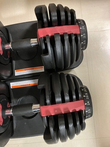 【美品】可変式ダンベル24kg×2個セット