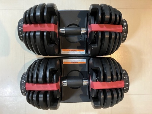 【美品】可変式ダンベル24kg×2個セット