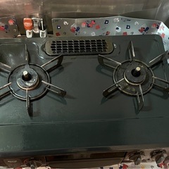 リンナイ　グリル付　ガスコンロ　KG35NBKの画像
