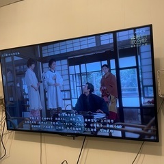 成約済み シャープ50型液晶テレビ 壁掛け金具付き