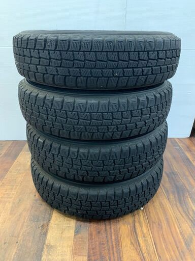 DUNLOP WINTER MAXX スタッドレスタイヤ 145/80R13 75Q 2016年製 4×100 13×4.00B ET42　VOLGA