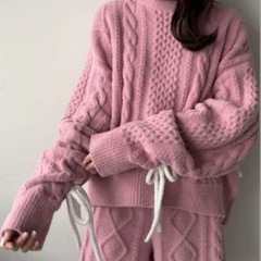 ジェラートピケ　プルオーバー　ピンクの画像