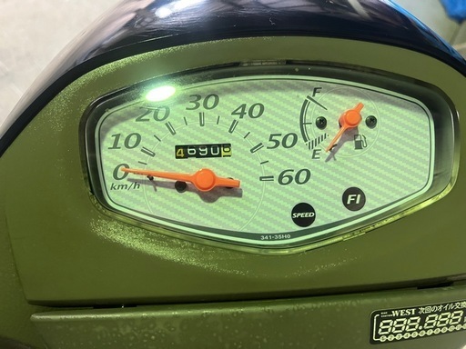 【売約済】実働 BT新品 スズキ CA47A レッツ5 4スト インジェクションバイク 原付 スクーター ブラック