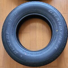 新車外し　JB74　ジムニーシェラ　純正タイヤ　DUNLOP　GRANDTRECK　AT20　4本セットの画像
