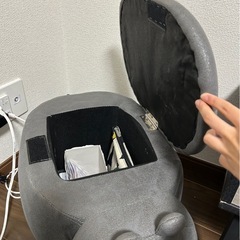 カバの置き物、小物入れの画像