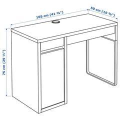[美品] IKEA ミッケデスク105cm 楽天市場】IKEA イケア デスク オーク調 73x50cm z70395055
