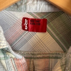 (*^^*)【Levi's】チェック柄 長袖シャツ 120の画像