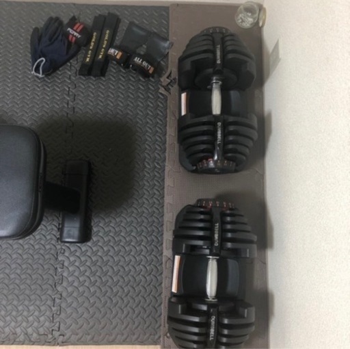 筋トレ器具一式　ダンベル40kg×2　インクラインベンチ