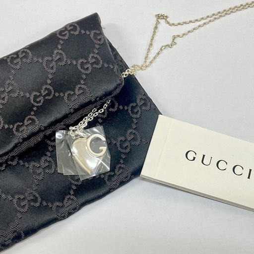 最終値下げ【新品未使用】箱付き グッチ GUCCI ネックレス ハート シルバー レディース ギフト ペンダント プレゼント