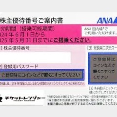 【ANA】株主優待券