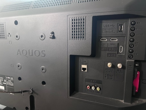 SHARP AQUOS 32型テレビ テレビ台　ブルーレイレコーダー