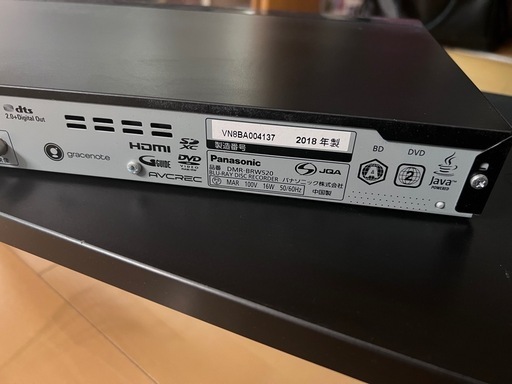 SHARP AQUOS 32型テレビ テレビ台　ブルーレイレコーダー