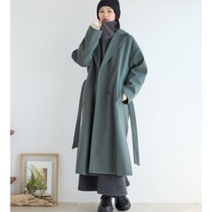 LOWRYSFARM☆大人気 ウーリーテックロングコート グリー...