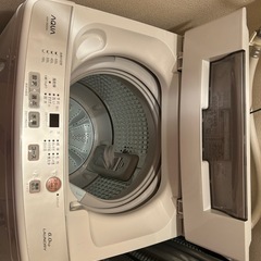 　洗濯機 6kg AQUA AQW-S60Gの画像
