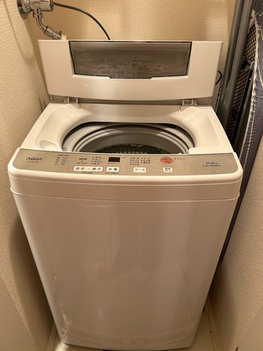 洗濯機 6kg AQUA AQW-S60G