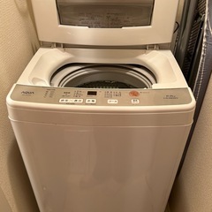 　洗濯機 6kg AQUA AQW-S60Gの画像