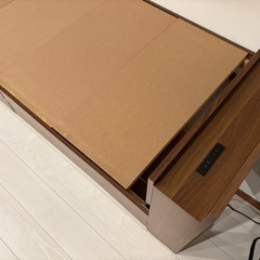 シングルベッドフレーム（下部収納有）の画像