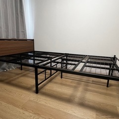 最終値下げ‼️/【郵送不可】セミダブルベットフレーム