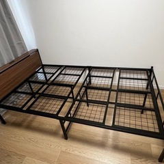 最終値下げ‼️/【郵送不可】セミダブルベットフレームの画像