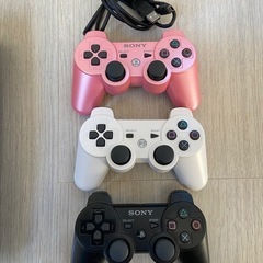 PlayStation 3 本体 コントローラー3色 ゲーム付きの画像