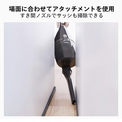 掃除機　サイクロン式　スティック型　ブラウン　ハンディクリーナー　TWINBIRD ツインバードの画像