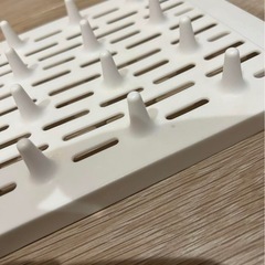 キッチン　水切りラック　ホワイト　の画像