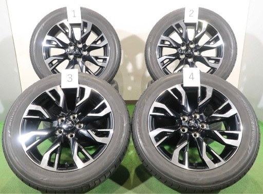 4本 三菱 アウトランダーPHEV 純正 18インチ 7J+38 114.3 ラジアル ブリヂストン ルフト RVⅡ 2022年 225/55R18 デリカD5 エクリプスクロス