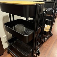 IKEA ワゴン（ロースコグ2台ロースフルト1台）