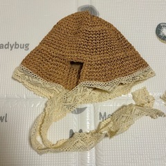 未使用　ベビー、キッズ用日除け帽子の画像