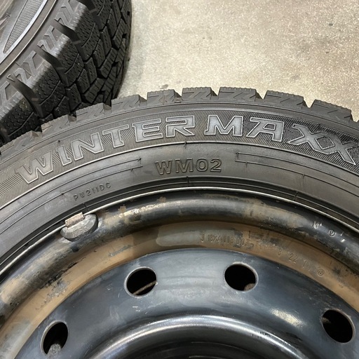 3333】21年 155/65R13 ダンロップ ウインターマックスWM02 パレット