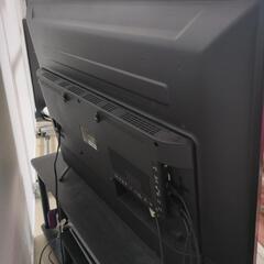 【受付停止】43インチ4Kテレビ＋テレビ台【2019年】の画像