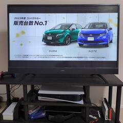 【受付停止】43インチ4Kテレビ＋テレビ台【2019年】の画像