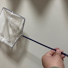 【染み有り】掬い網 汚れた所に使えます 外の作業へ