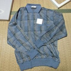 メンズ ポロシャツ Lサイズ 長袖 RAZOSA （未使用品）お譲りします。＊石川県＊美川より＊期間限定の画像