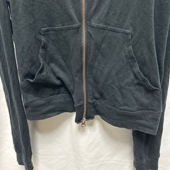 コムサ COMME CA パーカー　ジップアップ ブラック 9号の画像