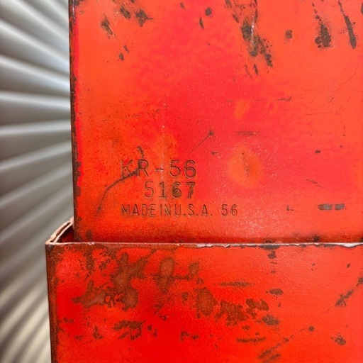 美品 Snap-on スナップオン 1956年製 ヴィンテージ 旧ロゴ ツールボックス 引き取り限定KR-56 KR-352 美品 Snap-on スナップオン 1956年製 ヴィンテージ 旧ロゴ ツール